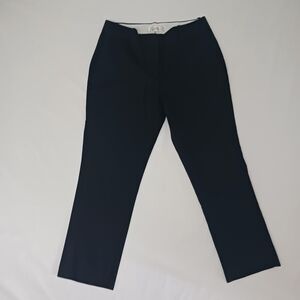 Tradition Petite Black Straight Leg Slacks.